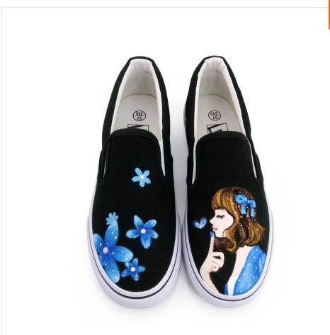 Loneta personalizada dibujo chica (Blanco)